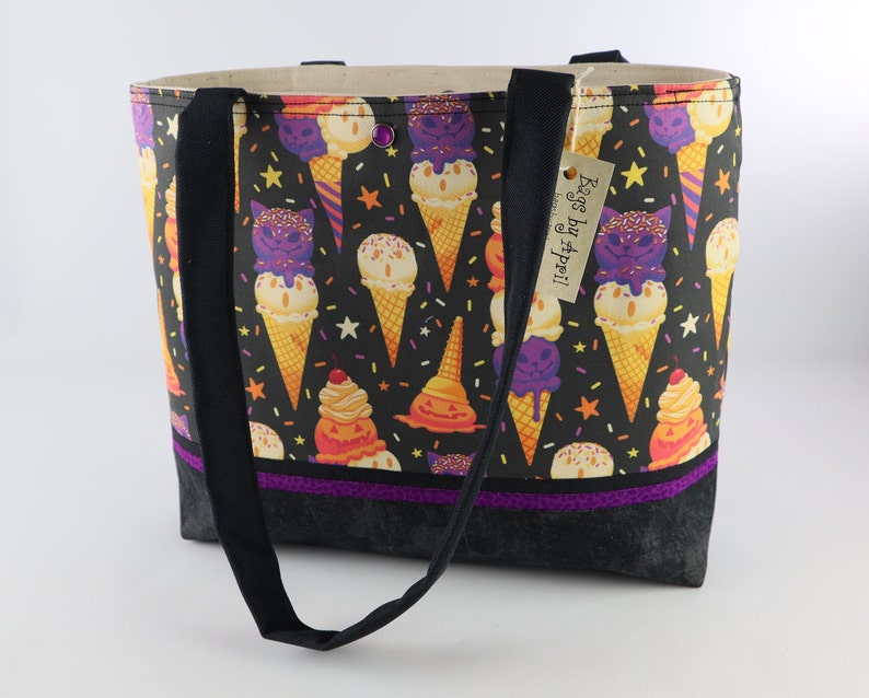 Spooky Ice Cream Shoulder Bag Purse Halloween Treats Handbag image 10