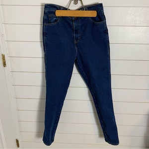 Jordache gerades Bein Vintage 80er Jahre Mom Boyfriend Jeans Größe 14