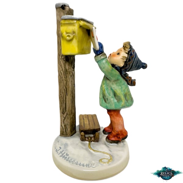 Charming Vintage Goebel Hummel "Mailing a Letter" Figurine - TMK-5 The Last Bee (1972-1979) - Perfect for Collectors