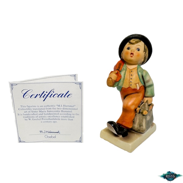 Vintage Goebel Hummel "Umbrella Boy" Figurine - TMK-3 Stylized Bee (1960-1972) - A Cherished Collectible