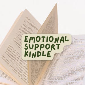Emotionale Unterstützung Kindle Aufkleber Cutie Matcha Latte, Kindle Aufkleber, Bücherliebe, E-Reader, Lektüre, Buchliebhaber Geschenk, süße Aufkleber