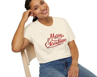 Camiseta de Feliz Navidad: Camiseta con alegría festiva