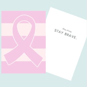 Niedliche Brustkrebs Karte für Sie, Brustkrebs Geschenk, Brustkrebs Ermutigungskarte, Brustkrebs Sympathie Karte Geschenk, Brustkrebs Lustig