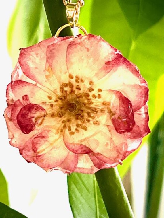 Collier fleurs séchées – Bijou floral élégant et intemporel