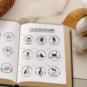 Spersonalizowany stempel do książki, spersonalizowany stempel do wytłaczania, spersonalizowane logo, stemple gumowe, stempel do zaproszeń, stempel firmowy