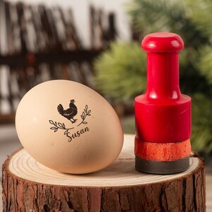 Aangepaste eierstempel/Aangepaste gepersonaliseerde eierstempel/Gepersonaliseerde eierzegel/Aangepaste boerderij eierstempel/Eiertempels met food grade-inkt/Eierzegels