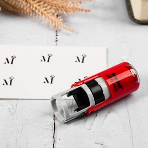 Mini zelfinktende stempel // Trodat Printy Stamps / Kleine klantenkaartzegels, kleine handstempels, aangepaste mini-stempelontwerp