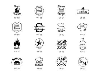 Burger Branding Iron Designs, Food Branding Iron Stamp, Custom Burger Branding Iron, Gift for Him, Christmas Gifts, Branding Iron for Bread