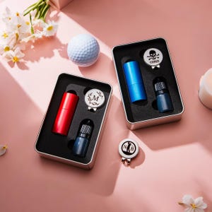 Customized Golf Ball Logo Stamps, Personalized Golf Ball Stamp, Golfer Sport Gift, Custom Golf Ball Stamp Kit, Personalized Golf Ball Marker