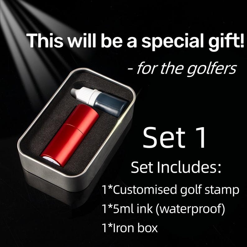 Custom Logo Stamp gift for Golfer/family monogram Golf Ball Stamp