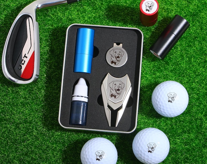 Custom Golf Ball Stamp, Custom Pet Face On Golf Stamp, Gifts For Golf Lovers, Gifts For Golfer, Pet Lover Gift, Custom Ball Marker