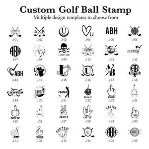Marqueur de balle de golf personnalisé, Marqueur de balle de golf, Marqueur de balle de golf personnalisé, Tampon de balle de golf auto-encreur en acier inoxydable, Cadeau sport pour golfeur