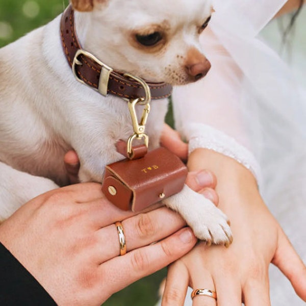 Ring Bearer, Custom Ring Box Proposal Ring Box, Wedding Ring Box, Engagement Ring Box, Dog Ring Bearer, Dog Wedding, Wedding Shower Gift