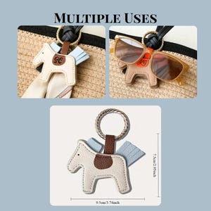 Clip magnétique pour chapeau de cow-boy de voyage pour sac Aimant personnalisé pour chapeau pour sac à main Accessoire gravé pour femme Clip pour sac de golf Horse-Blue
