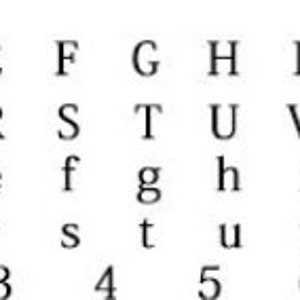 Pode incluir: Um gr&aacute;fico com o alfabeto em letras mai&uacute;sculas e min&uacute;sculas, juntamente com os n&uacute;meros de 0 a 9.