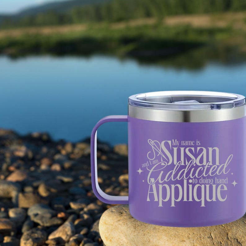 Custom Insulated Mug Thermal Travel Mug for Family Custom Wedding Gift for Housewarming Client Gift Idea for Newlywed Couple Gift for Him imagem 11