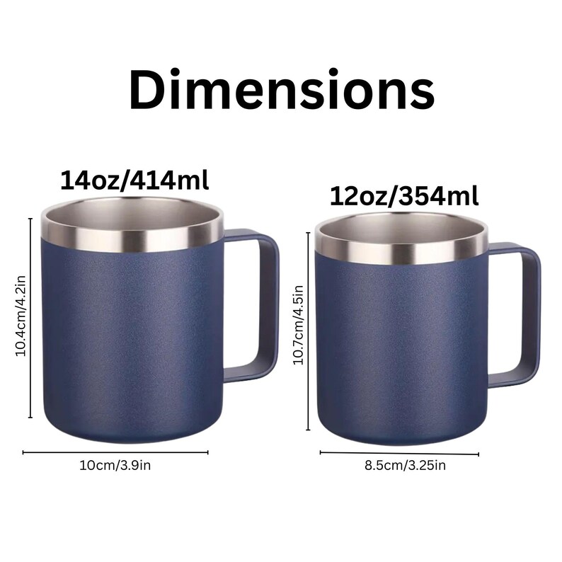 Custom Insulated Mug Thermal Travel Mug for Family Custom Wedding Gift for Housewarming Client Gift Idea for Newlywed Couple Gift for Him imagem 7