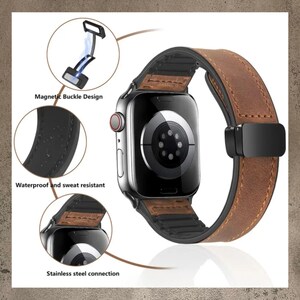 Groomsmen gift set with black engraved smartwatch bands