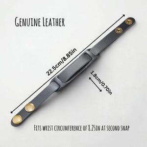Engraved Leather Bracelet for Men Custom Name Bracelet for Groomsmen Gift for Boyfriend Bracelet for Dad Anniversary Gift for Birthday image 7