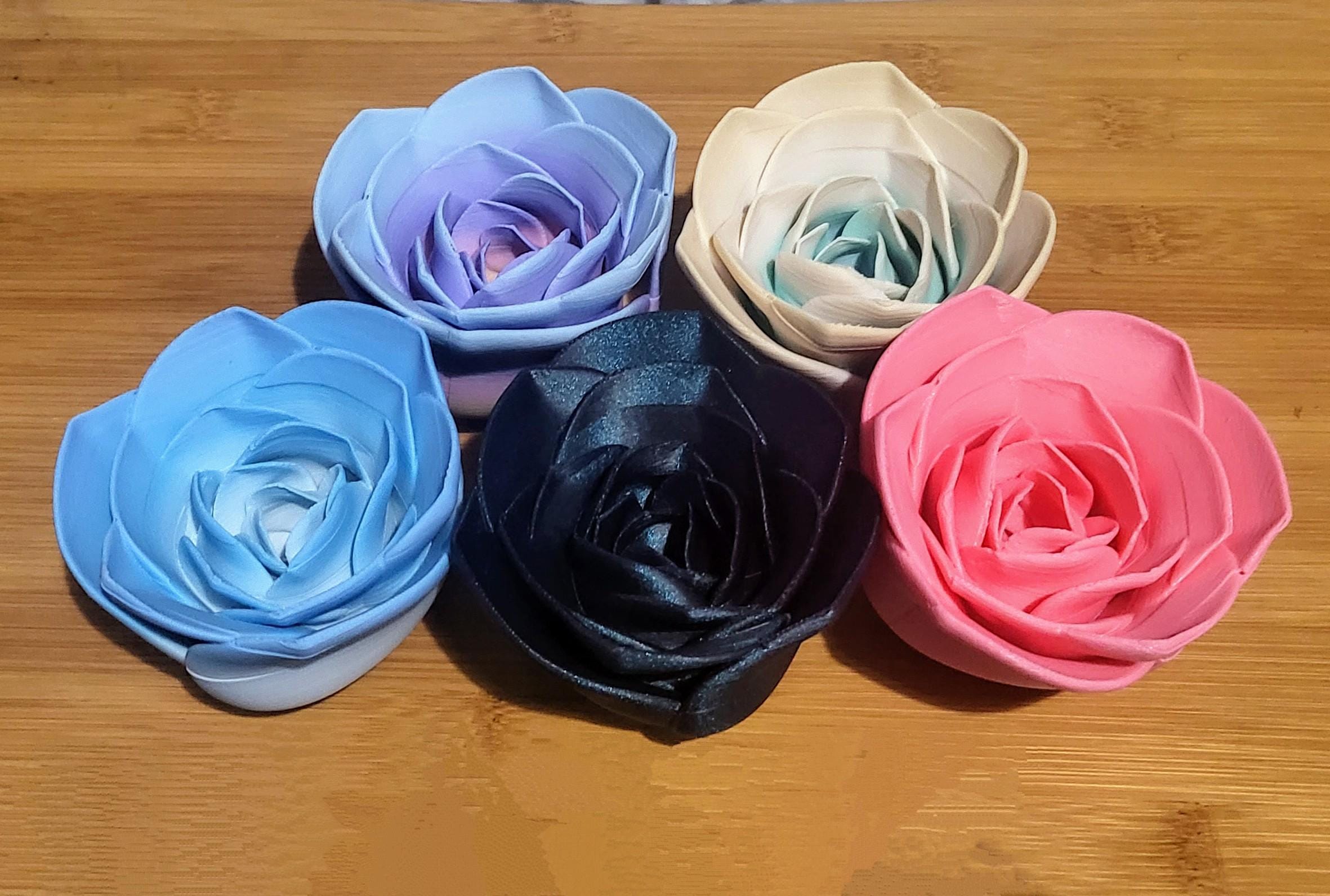 Handmade Decorative Roses – Vibrant, Long-Lasting Flowers in Multiple Colors