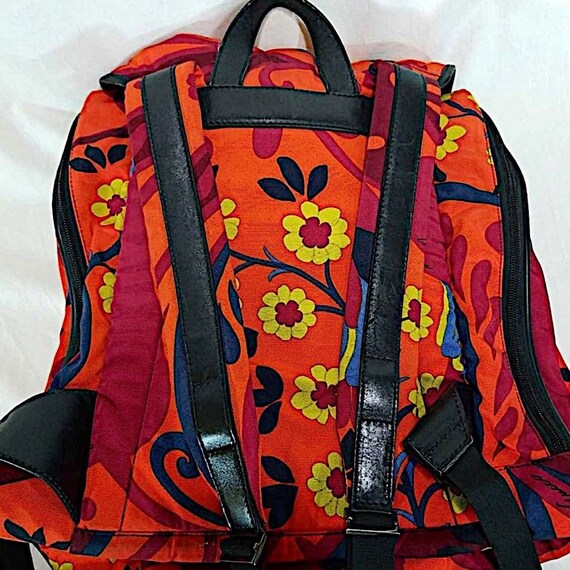 Authentic Gucci Rare Tom Ford Flora Print Backpack - image 5