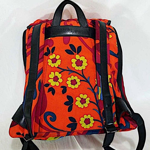 Authentic Gucci Rare Tom Ford Flora Print Backpack - image 4