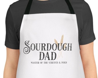 Fathers day Apron gift, Sourdough Starter Gift For Dad, Apron for Bakers Dads