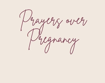 40 verses to pray each week of your pregnancy. Delivered to you in PDF