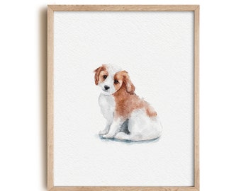 Mini ritratto di animale domestico ad acquerello personalizzato da foto, regalo premuroso per animali domestici, regalo per la perdita di animali domestici, regalo per la morte di animali domestici, regalo commemorativo per cani, regalo di simpatia per animali domestici