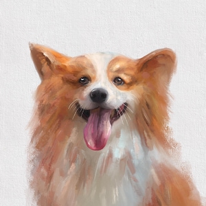 Custom Pet Portraits: Oil Paintings from Photos for Memorials & Dog Mom Gifts, cat drawing on canvas, dog portrait