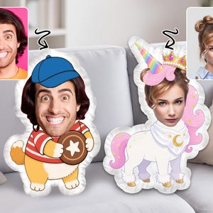 Benutzerdefiniertes Gesichtskissen, lustiges Fotokissen, personalisierte Kopfpuppe, Gag-Foto-DIY-Kissen, Bachelorette Gag-Gesichtskissen, Brautjungfer Kissengeschenk