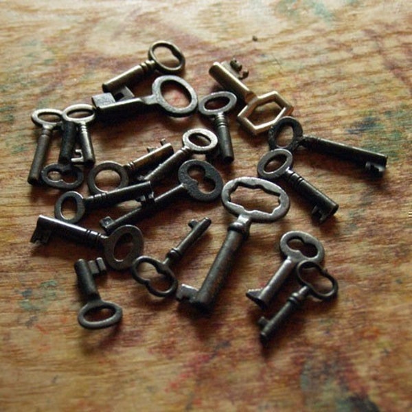 Ten Tiny Skeleton Keys