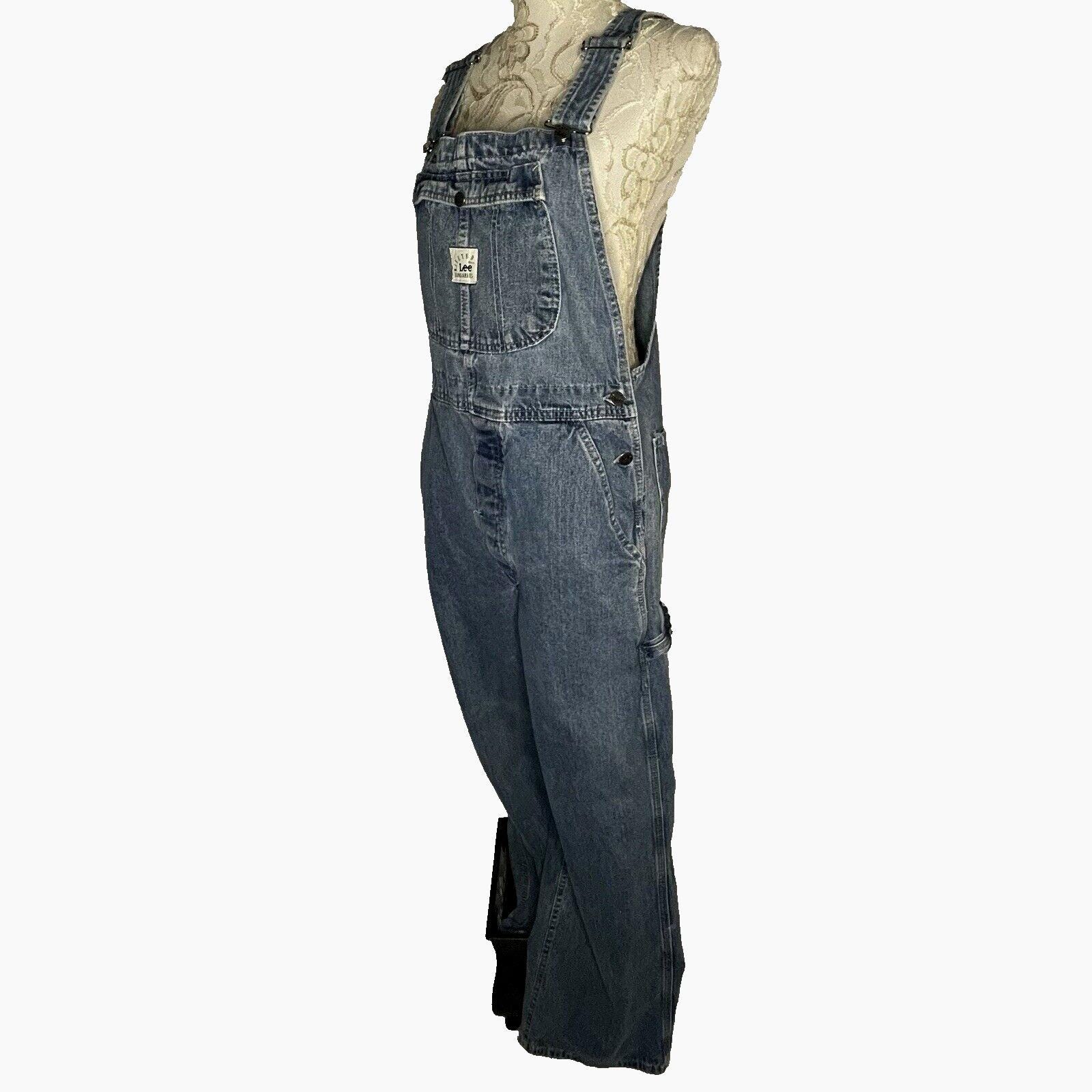 パンツ Lee DUNGAREES VINTAGE OVERALLS 2024AW Vintage Lee Dungarees Sz M/L 80s 90s Riveted Denim Button