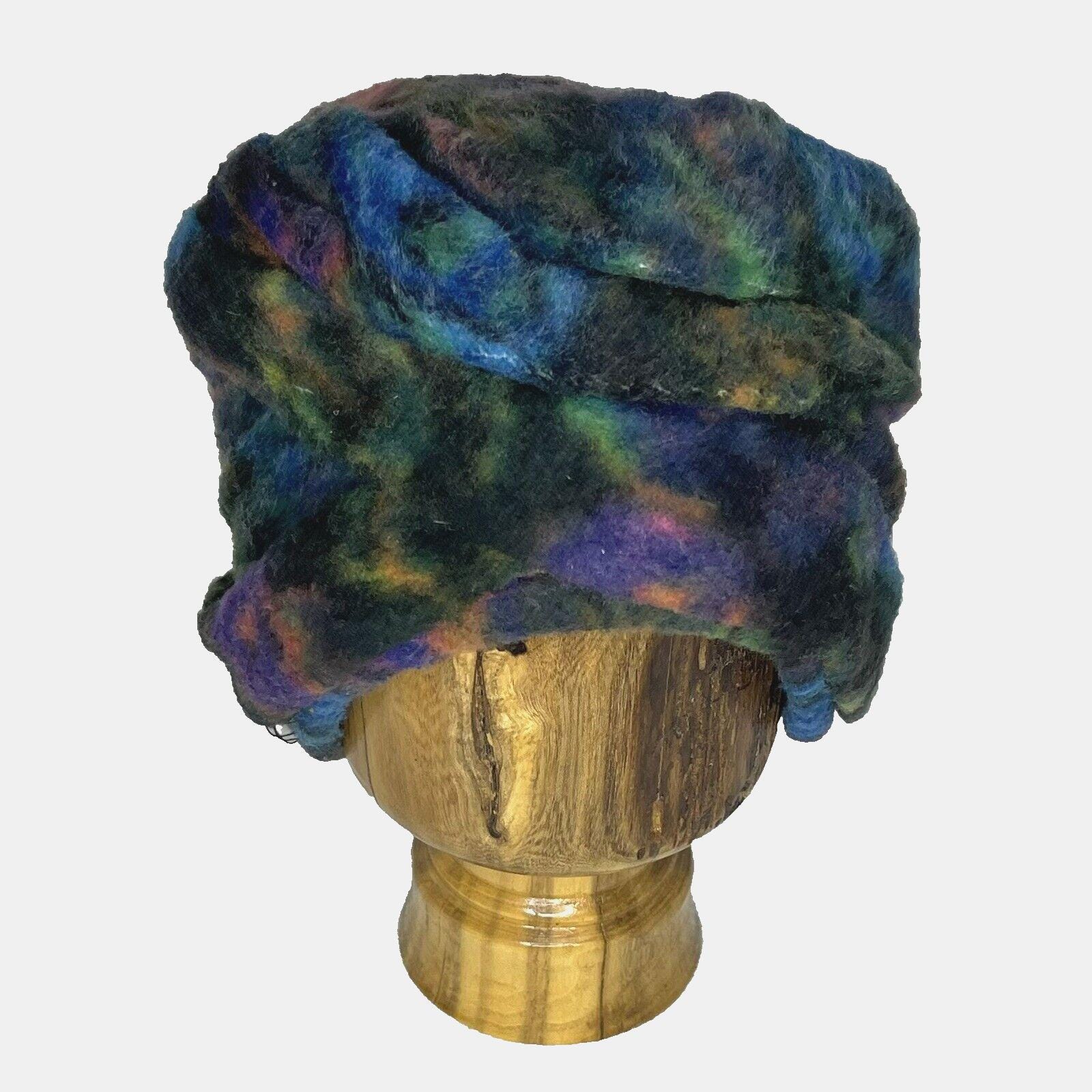 Vintage Frank M Benson - Riviera Imported velour Pillbox Hat Gorringe main image 3