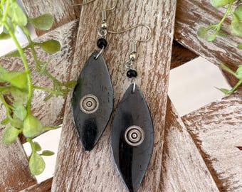 Wild Grain Horn Earrings