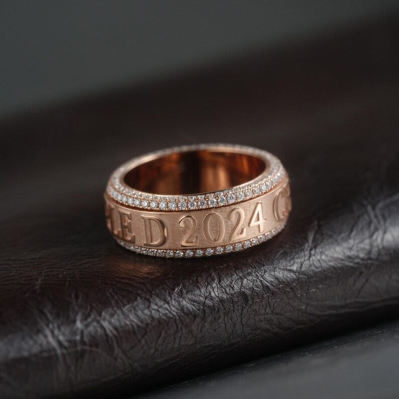 Custom Signet Ring , Ring With Name, Engraved Ring, Personalized ...