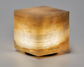 Onyx Lamp 'Compact' with hand touch lighting technology