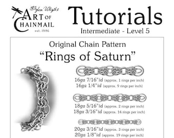Rings of Saturn/Chainmail/Tutorials/Dylon Whyte/Art of Chain Mail/Chainmaille (Craft Books, How to Books, DIY Crafts, Instructions)