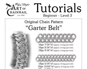 Garter Belt/Chainmail/Tutorials/Dylon Whyte/Art of Chain Mail/Chainmaille (Craft Books, How to Books, DIY Crafts, DIY Books, Instructions)