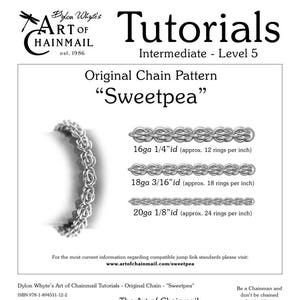 Sweet Pea/Chainmail/Tutorials/Dylon Whyte/Art of Chain Mail/Chainmaille (Craft Books, How to Books, DIY Crafts, DIY Books, Instructions)