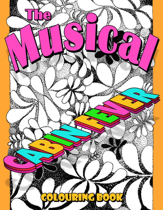 Musical Cabin Fever Colouring Ebook coloring Books/coloring Pages/adult  Coloring Books/coloring Books for Adults, Relaxing/gifts/music Art 