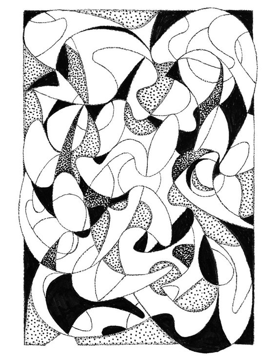 Abstract Adult Coloring Ebook by Whytes colouring Books/coloring
