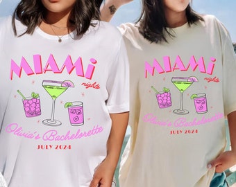 Camisas personalizadas para despedida de solteira em Miami, camisas para despedida de solteira, despedida de solteira de luxo, camisas para noiva em Miami, despedida de solteira personalizada