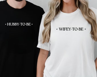 Camisas de compromiso para futura esposa / futuro esposo, regalos de compromiso, regalos de compromiso para él, regalo de recién casado, camisas de compromiso a juego, pareja