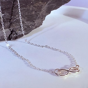 Sterling Silver Infinity Chain necklace.