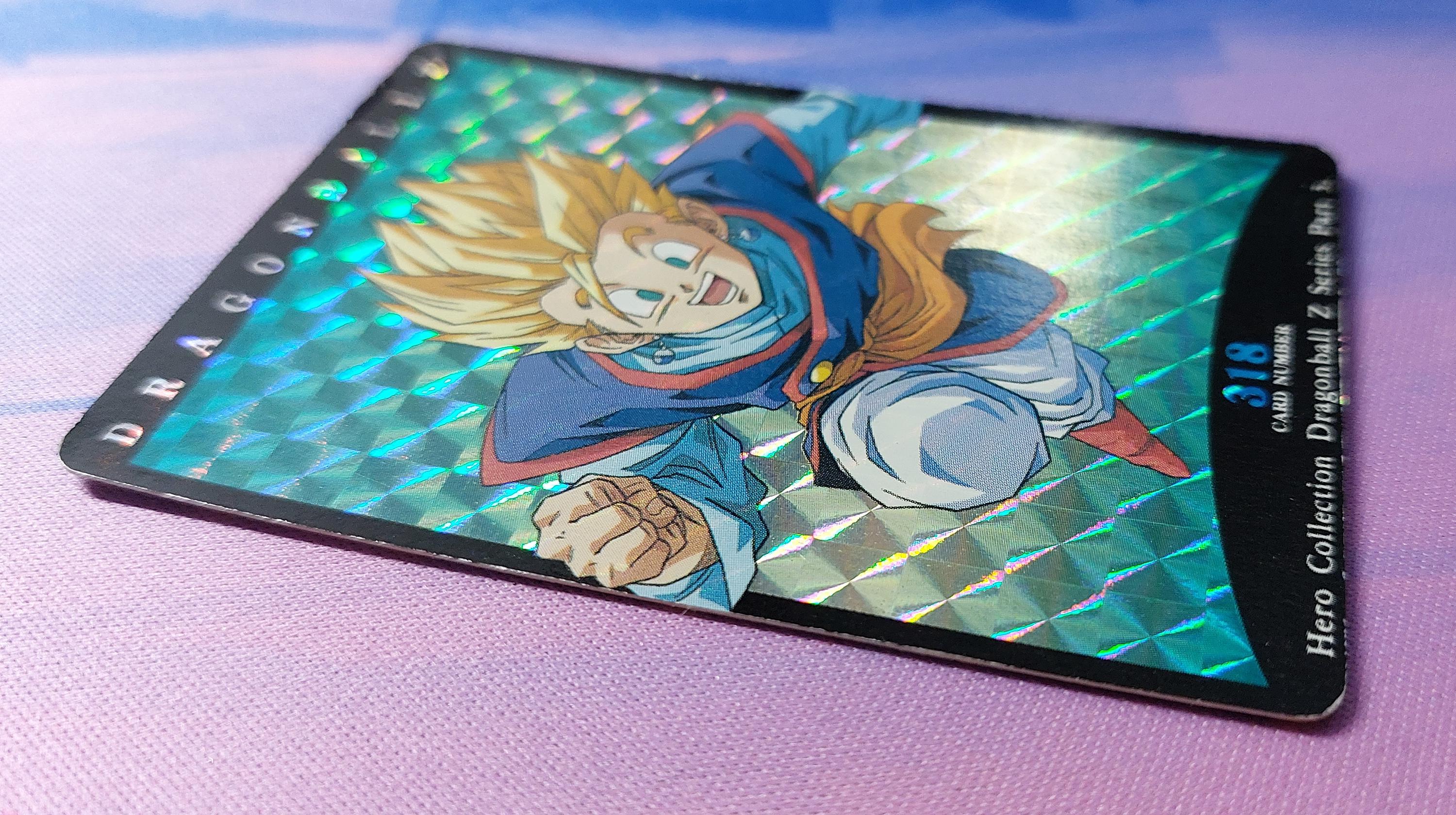 Vintage DBZ Holo Card: Dragon Ball Z Hero Collection #318 (1995