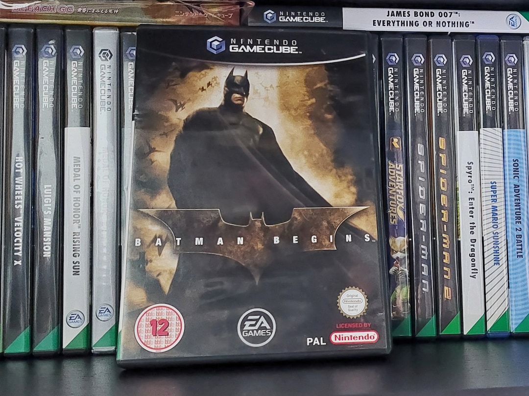 Batman Begins Nintendo Gamecube Game With Manual PAL EA Games 2000