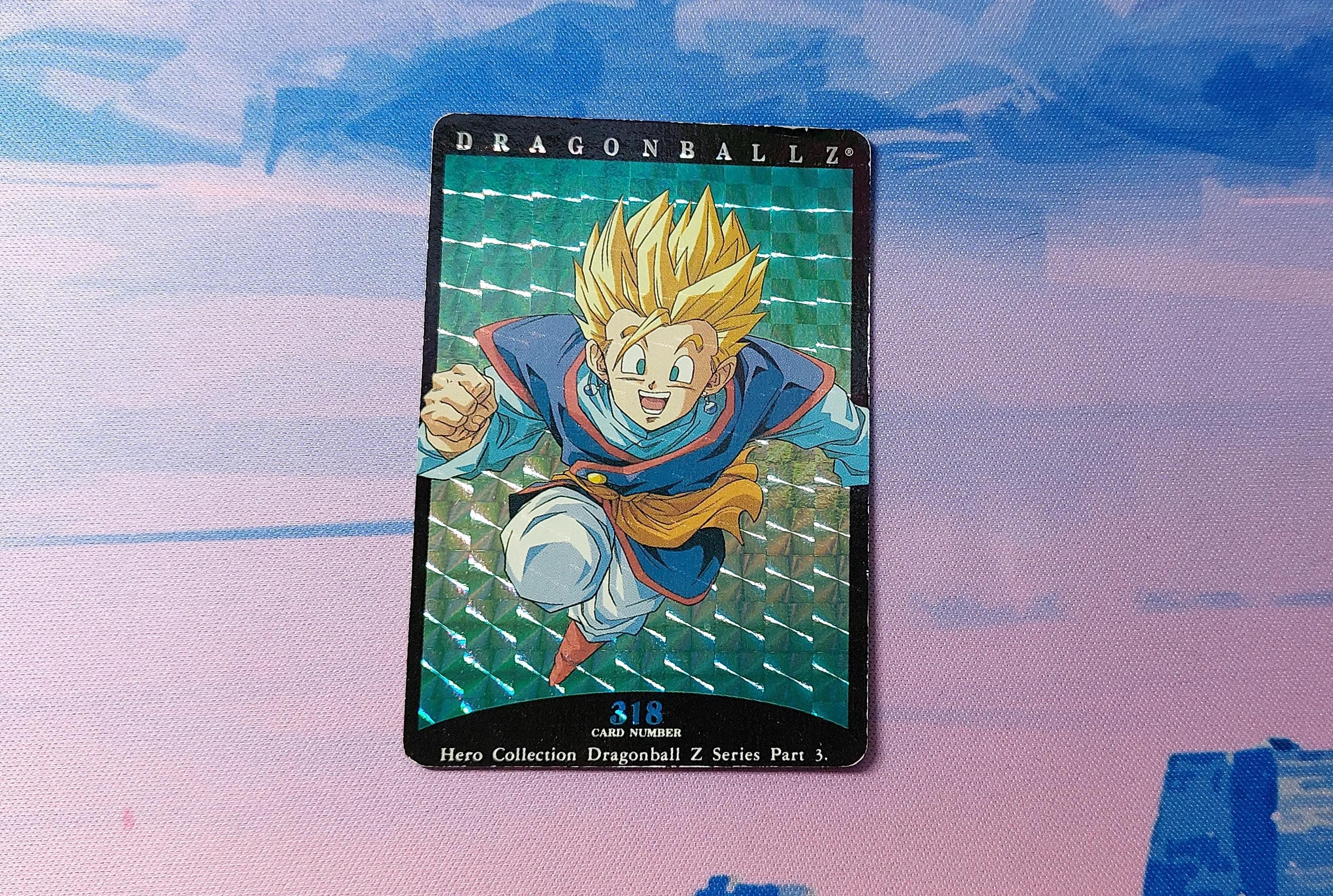 Vintage DBZ Holo Card: Dragon Ball Z Hero Collection #318 (1995