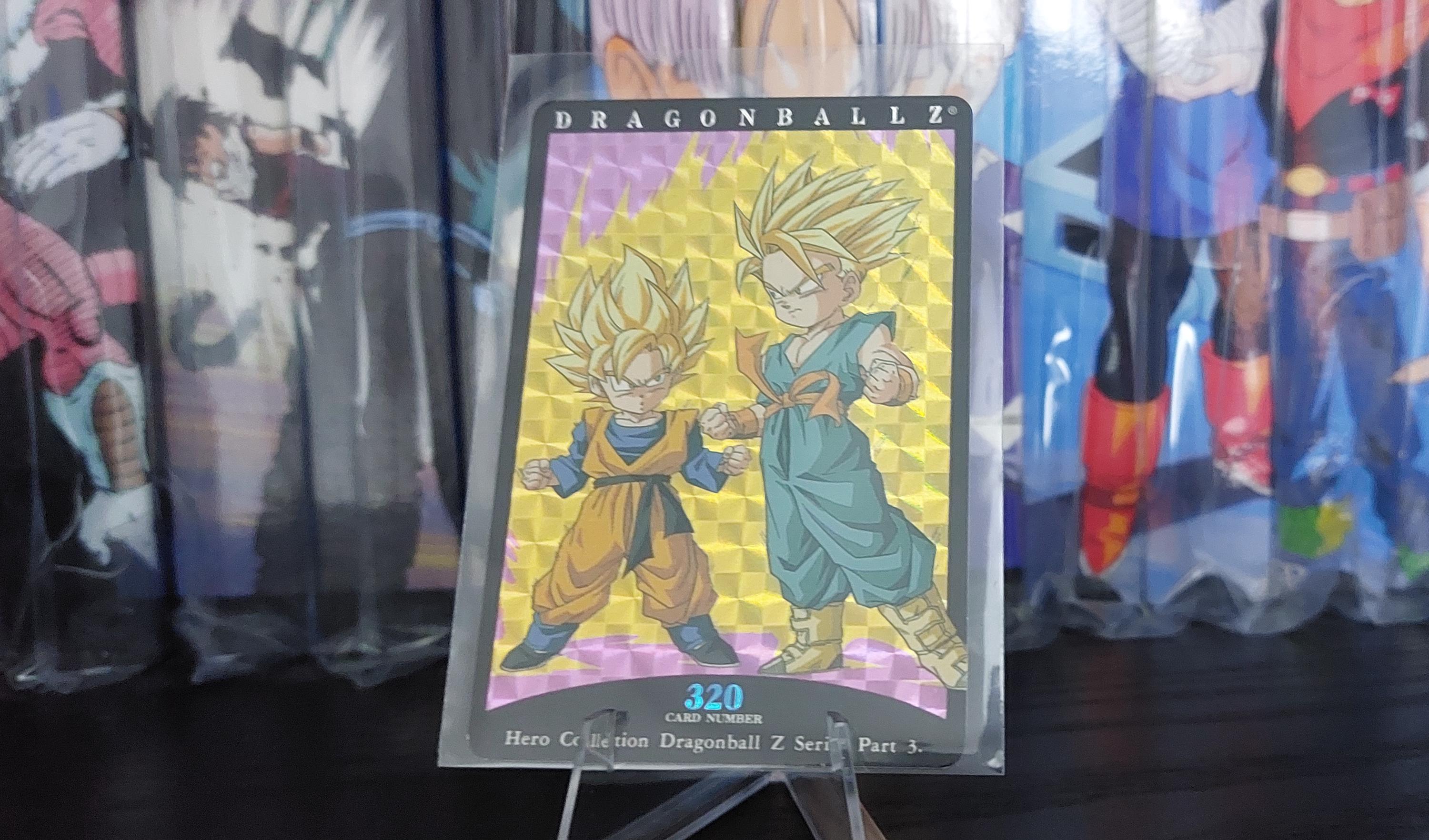 Vintage DBZ Holo Card: Dragon Ball Z Hero Collection #320 (1995