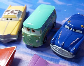 Rare Vintage X7 Disney Pixar Cars Mcdonalds Toys 2006 Bundle Lot
